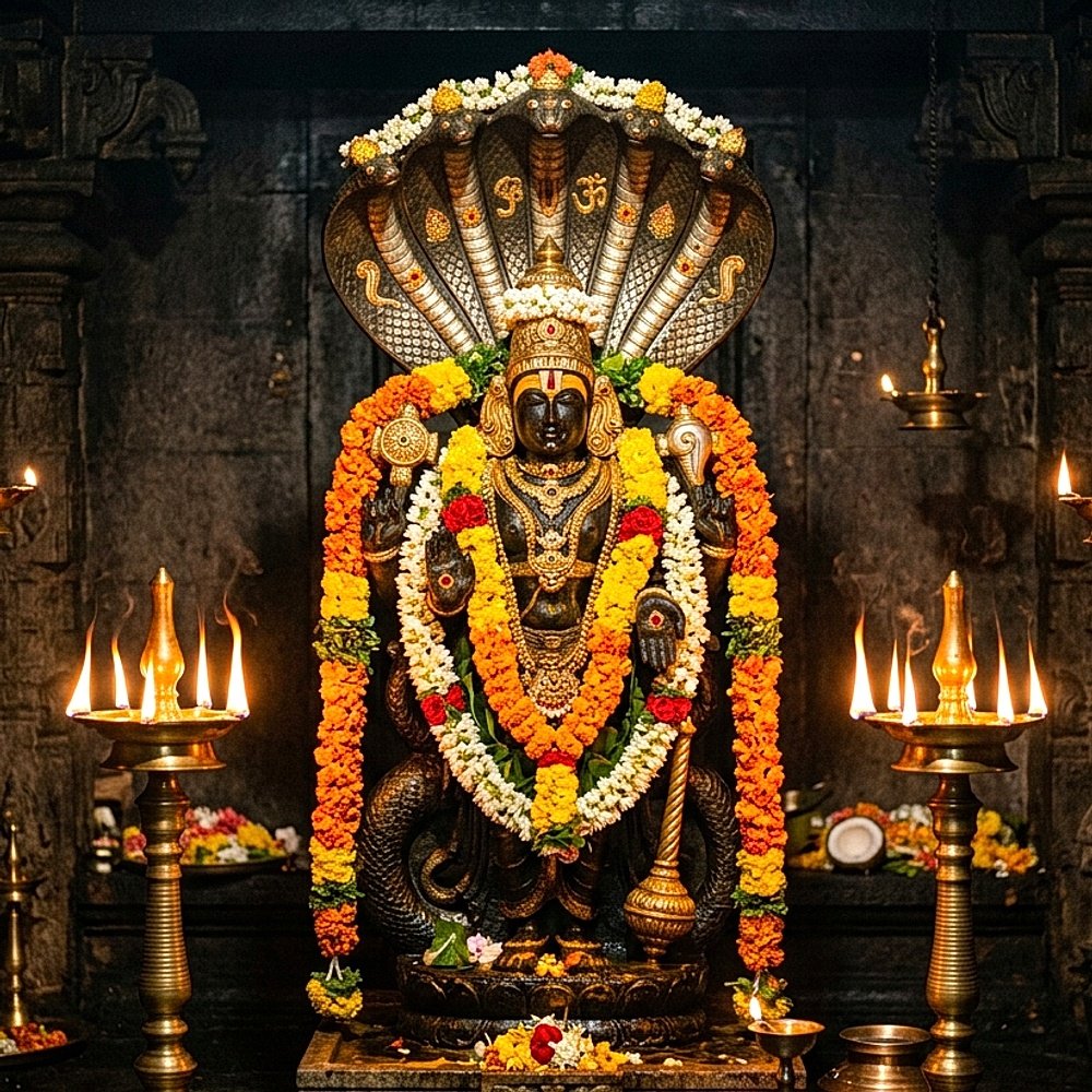 Nagapattu Utsavam Deity Adornment